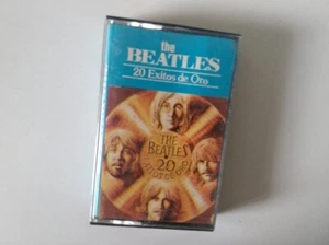 The Beatles 20 Exitos De Oro Rare Cassette Tape Brazil Pressing EXC Condition - Picture 1 of 4