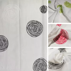 Tela Mete Tipo Lino Estampado Abstracto Metro H.320CM Cortinas Sarani - Imagen 1 de 13