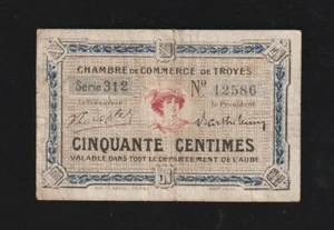 France, 50 centimes, Chambre de Commerce, 1926, Banknote - Picture 1 of 2