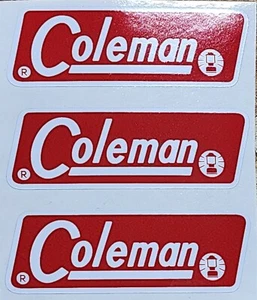 (3) NEW COLEMAN 502/220F/228F STOVE LANTERN REPLACEMENT STICKERS DECALS LABELS - Picture 1 of 1