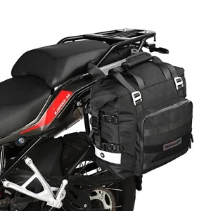 Rhinowalk Motorcycle Saddlebag Waterproof Motor Luggage Pack Quick Release Mo... - Picture 1 of 9