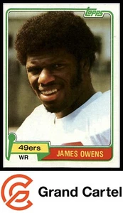 1981 Topps #263 James Owens RC - San Francisco 49ers GRANDCARTEL - Picture 1 of 2