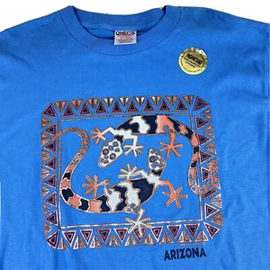 Lizard Insaniteaz Arizona Vintage 1995 Dead Stock T Shirt Oneita Power T Mens L - Picture 1 of 11