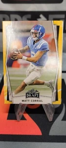 2022 Leaf Football Draft Matt Corral Rookie Card Panthers - Bild 1 von 10