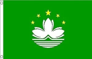 MACAU FLAG 5' x 3' Macao National Autonomous Region of China Asia Asian Country - Picture 1 of 1