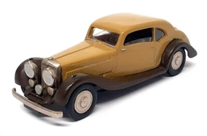 Western Models 1/43 Scale WMS4 - 1937 Bentley 3.5L 2Dr Saloon - Beige/Brown - Picture 1 of 5