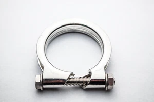 Exhaust Clamp 2 3/16-2 3/8in Stainless Steel Pipe Clamp - Picture 1 of 1
