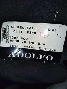 Adolfo Tuxedo Pants - Picture 1 of 2