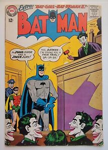 Batman #163 VG+ Joker Judge And A Joker Jury 1964 Sheldon Moldoff ~ High Grade
