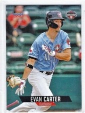 2022 Hickory Crawdads Series 2 (High A-Texas Rangers) Evan Carter