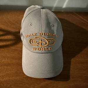 Disney Baseball / Golf Hat - Walt Disney World - 1971 - Orange On Gray - Picture 1 of 3