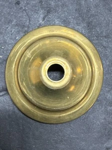 NOS 2 1/2" Massive Messing SPUN Vase Cap, Unfinished Brass, 1/8 IP (3/8" Slip) - Bild 1 von 4