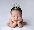 Beautiful Silver Rhinestoned Newborn Photography prop costume little crown