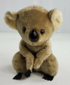 Vintage 1978 Dakin Koala Mutter Plüschtier Stofftier Spielzeug 10 Zoll Haken & Schleife Hände - Bild 1 von 10