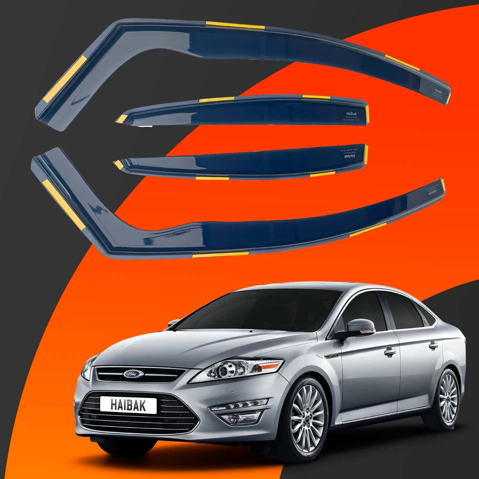  Deflectores de viento 4 piezas Ford Mondeo 2007-2014 5 puertas hatchback/salón Haibak Foto 1 de 4