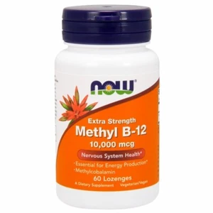 Methyl B-12 10,000 MCG 60 LOZENGES By Now Foods - Picture 1 of 1