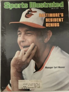 Earl Weaver Baltimore Orioles 1979 Sports Illustrated Good - Imagen 1 de 4