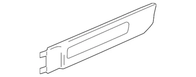 Moldura lateral genuina GM 89046022 Foto 1 de 2