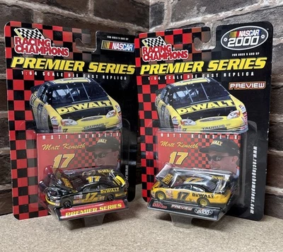 Lote De 2 Matt Kenseth Dewalt 1:64 NASCAR Racing Champions Premier Diecast Nuevo Foto 1 de 4