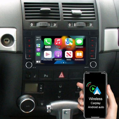 9" 2+32G Android Autoradio BT FM GPS Navi CarPlay für VW T5 Multivan Transporter - Bild 1 von 4
