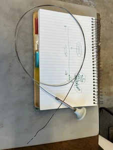1956-1974 VW Karmann Ghia Bug Hood/deck-lid Release Cable w/knob OEM German - Picture 1 of 3