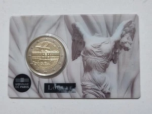 Moneda 2€ Francia 2025 Museo del Louvre coincard "La Victoire" SC/UNC. - Imagen 1 de 2