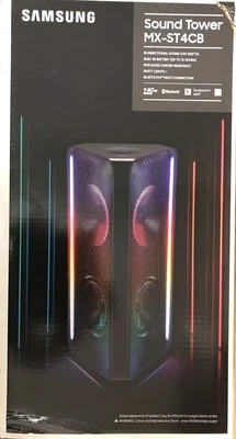 Torre de Sonido SAMSUNG MX-ST4CB, 140W, Bluetooth, IPX5, Totalmente Nueva Precintada Foto 1 de 2