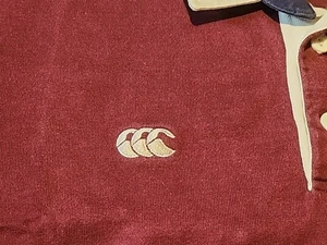 Vintage Canterbury Of New Zealand Rugby Polo Large Made In Australia 90s Rare - Picture 1 of 9
