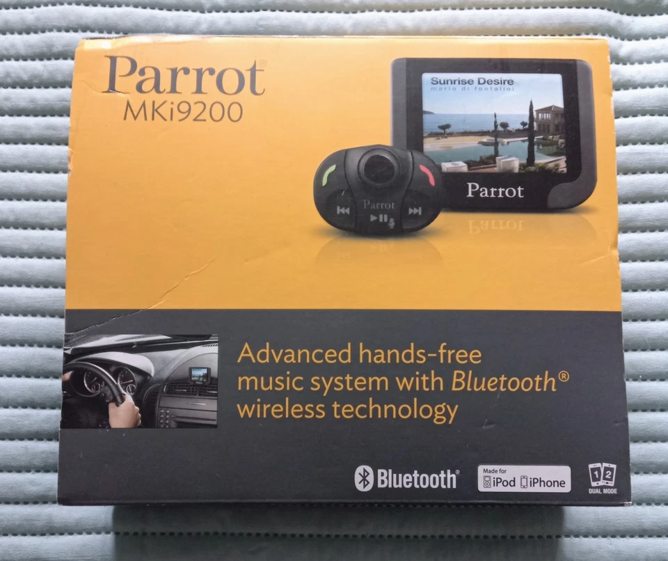 New, Boxed Parrot MKI9200 Bluetooth Handsfree Car Kit - Complete Kit - Image 1 of 4