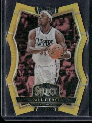 Paul Pierce 2016-17 Panini Select Gold Prizms Die Cut #/10 #138 - Image 1 of 2
