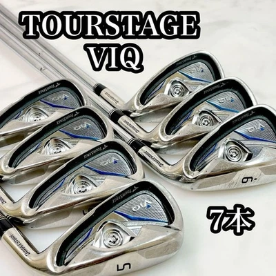 Bridgestone TourStage VIQ Irons #5-9,Pw,Ps(7Clubs)/True Temper GS85/Flex:Regular - Image 1 of 4
