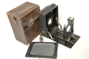 ✅ ORIONWERK RIO 12C CAMERA  9X12CM FORMAT, BELLOWS, GROUND GLASS, CASE. NO LENS - Picture 1 of 5