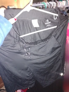 runway quick dry size 16 moisture wicking black women's athletic sports shorts - Foto 1 di 2