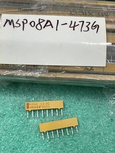 5x MSP08A1-473G 47K 2% 1.25W Thick Film Resistors Networks SIP8 - Bild 1 von 4
