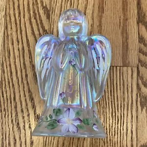 Fenton Glass Angel Of Hope Hand Painted And Signed - Picture 1 of 3
