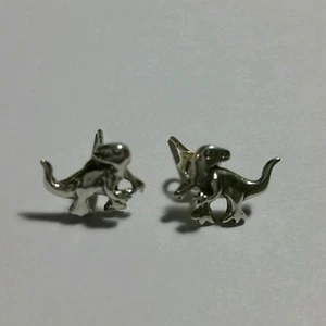 Pendientes de plata esterlina, perno, dinosaurios, dinosaurios del parque jurásico dinosaurios - Imagen 1 de 2