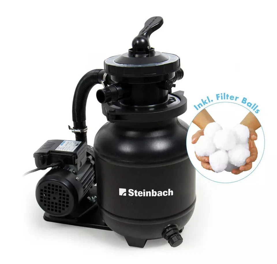 Steinbach Sandfilteranlage Speed Clean Classic 250N 4,5m³ mit Filterballs Filter - Bild 1 von 4