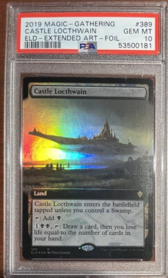 Castle Locthwain Foil Extended MTG ELD Throne of Eldraine Psa 10 GEM MINT 389 - Image 1 of 2