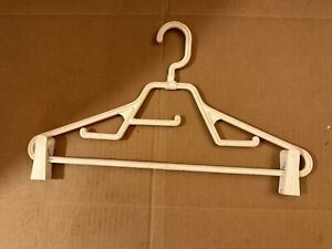 Vintage Plastic Fashion Clothes Hanger Made In Italy Rotating Clip Skirt 1980s