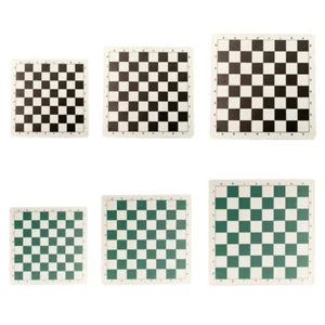 Portable Leather Chess Board Roll-up Tournament Chess Mat for Kids Adults - Picture 1 of 14