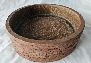 Funky studio pottery bowl, Circa mid-century modern. Artist signed DALPARET - Picture 1 of 13