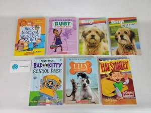 Scholastic Book Set Grades 2 & 3 ~ Benji, Flat Stanley, Bad Kitty, Lily, etc. - Picture 1 of 9