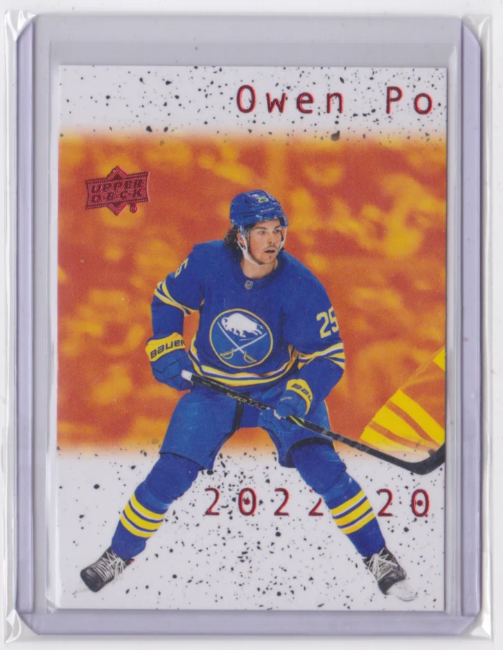 2022-23 UD EXTENDED SERIES 97' COMMEMORATIVE INSERT OWEN POWER #CM-OP1 SABERS - Image 1 of 2