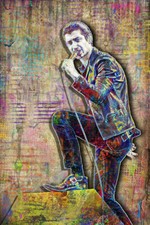 Alex Turner of Arctic Monkeys Poster ARTIC MONKEYS Print 12x18in Free Shipping