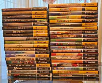 40 Nintendo GameCube Games Lot B - Pokemon, Zelda, Mario, Resident Evil, & More! - Image 1 of 4