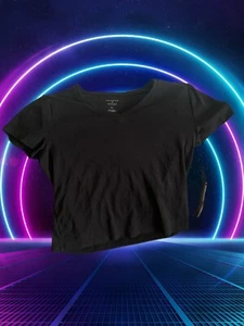 Pre Owned Women’s Preswick & Moore Sz XL Top T Shirt V Neck Classic Style - Picture 1 of 6