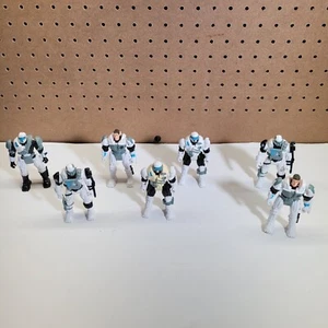 Toys R Us Space Soldiers 4" Maidenhead Action Figures Lot of 7 Army Builder - Picture 1 of 9