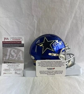 Drew Pearson HOF ‘21 Dallas Cowboys Signed Autographed Mini Helmet JSA & PIA COA - Picture 1 of 12