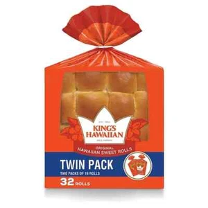 Rollos de cena dulces hawaianos King’s, 32 unidades nuevos envío gratuito y rápido - Imagen 1 de 6