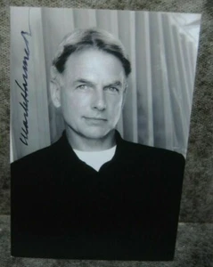 M3 photo dédicace autographe autograph mark harmon ncis gibbs - Photo 1/1